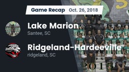Recap: Lake Marion  vs. Ridgeland-Hardeeville 2018