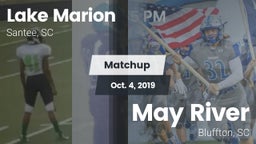 Matchup: Lake Marion High vs. May River  2019