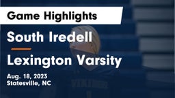 South Iredell  vs Lexington Varsity Game Highlights - Aug. 18, 2023