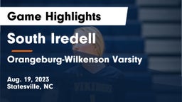 South Iredell  vs Orangeburg-Wilkenson Varsity Game Highlights - Aug. 19, 2023
