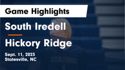 South Iredell  vs Hickory Ridge  Game Highlights - Sept. 11, 2023