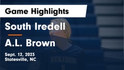 South Iredell  vs A.L. Brown  Game Highlights - Sept. 12, 2023