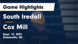 South Iredell  vs Cox Mill  Game Highlights - Sept. 19, 2023