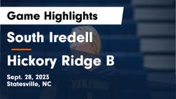 South Iredell  vs Hickory Ridge B Game Highlights - Sept. 28, 2023