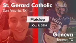 Matchup: St. Gerard Catholic vs. Geneva  2016