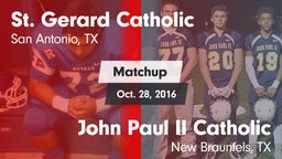 Matchup: St. Gerard Catholic vs. John Paul II Catholic  2016