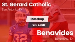 Matchup: St. Gerard Catholic vs. Benavides  2018