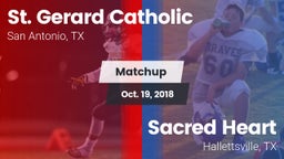 Matchup: St. Gerard Catholic vs. Sacred Heart  2018