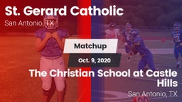 Matchup: St. Gerard Catholic vs. The Christian School at Castle Hills 2020