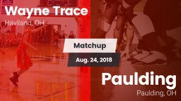 Matchup: Wayne Trace High vs. Paulding  2018