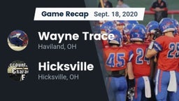 Recap: Wayne Trace  vs. Hicksville  2020