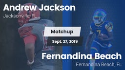 Matchup: Andrew Jackson High vs. Fernandina Beach  2019
