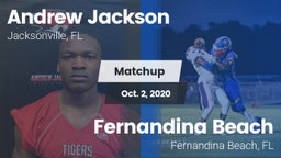 Matchup: Andrew Jackson High vs. Fernandina Beach  2020