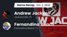 Recap: Andrew Jackson  vs. Fernandina Beach  2020