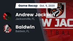 Recap: Andrew Jackson  vs. Baldwin  2020