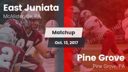 Matchup: East Juniata High vs. Pine Grove  2017