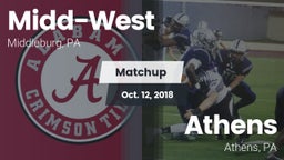 Matchup: Midd-West High Schoo vs. Athens  2018