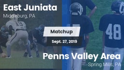 Matchup: East Juniata vs. Penns Valley Area  2019