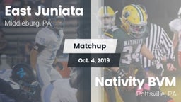Matchup: East Juniata vs. Nativity BVM  2019