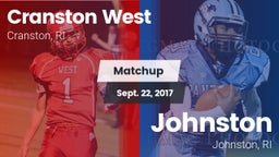 Matchup: Cranston West High vs. Johnston  2017