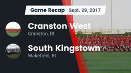 Recap: Cranston West  vs. South Kingstown  2017