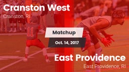 Matchup: Cranston West High vs. East Providence  2017