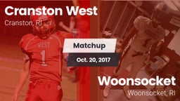Matchup: Cranston West High vs. Woonsocket  2017