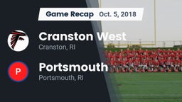 Recap: Cranston West  vs. Portsmouth  2018