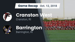 Recap: Cranston West  vs. Barrington  2018
