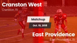 Matchup: Cranston West High vs. East Providence  2018