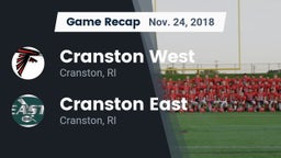 Recap: Cranston West  vs. Cranston East  2018