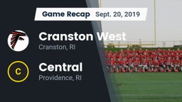 Recap: Cranston West  vs. Central  2019