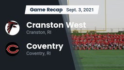Recap: Cranston West  vs. Coventry  2021