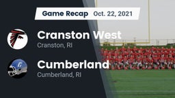Recap: Cranston West  vs. Cumberland  2021