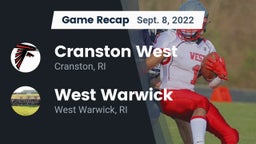 Recap: Cranston West  vs. West Warwick  2022