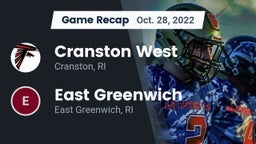 Recap: Cranston West  vs. East Greenwich  2022