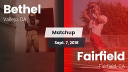 Matchup: Bethel  vs. Fairfield  2018