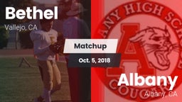 Matchup: Bethel  vs. Albany  2018