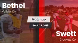 Matchup: Bethel  vs. Swett  2019