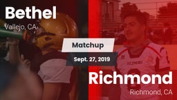Matchup: Bethel  vs. Richmond  2019