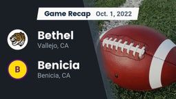 Recap: Bethel  vs. Benicia  2022