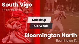 Matchup: South Vigo High vs. Bloomington North  2016