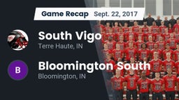 Recap: South Vigo  vs. Bloomington South  2017