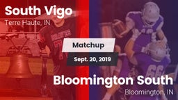 Matchup: South Vigo High vs. Bloomington South  2019