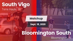 Matchup: South Vigo High vs. Bloomington South  2020