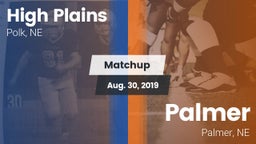 Matchup: High Plains High vs. Palmer  2019