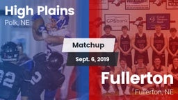 Matchup: High Plains High vs. Fullerton  2019