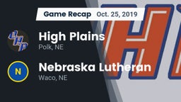 Recap: High Plains  vs. Nebraska Lutheran  2019