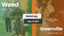 Matchup: Weed  vs. Greenville  2017