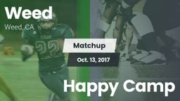 Matchup: Weed  vs. Happy Camp 2017